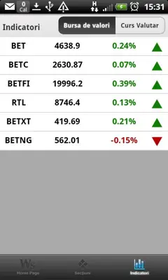 Wall-Street.ro android App screenshot 1